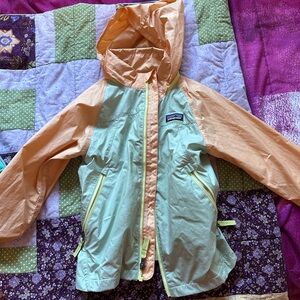 Girls Patagonia rain jacket